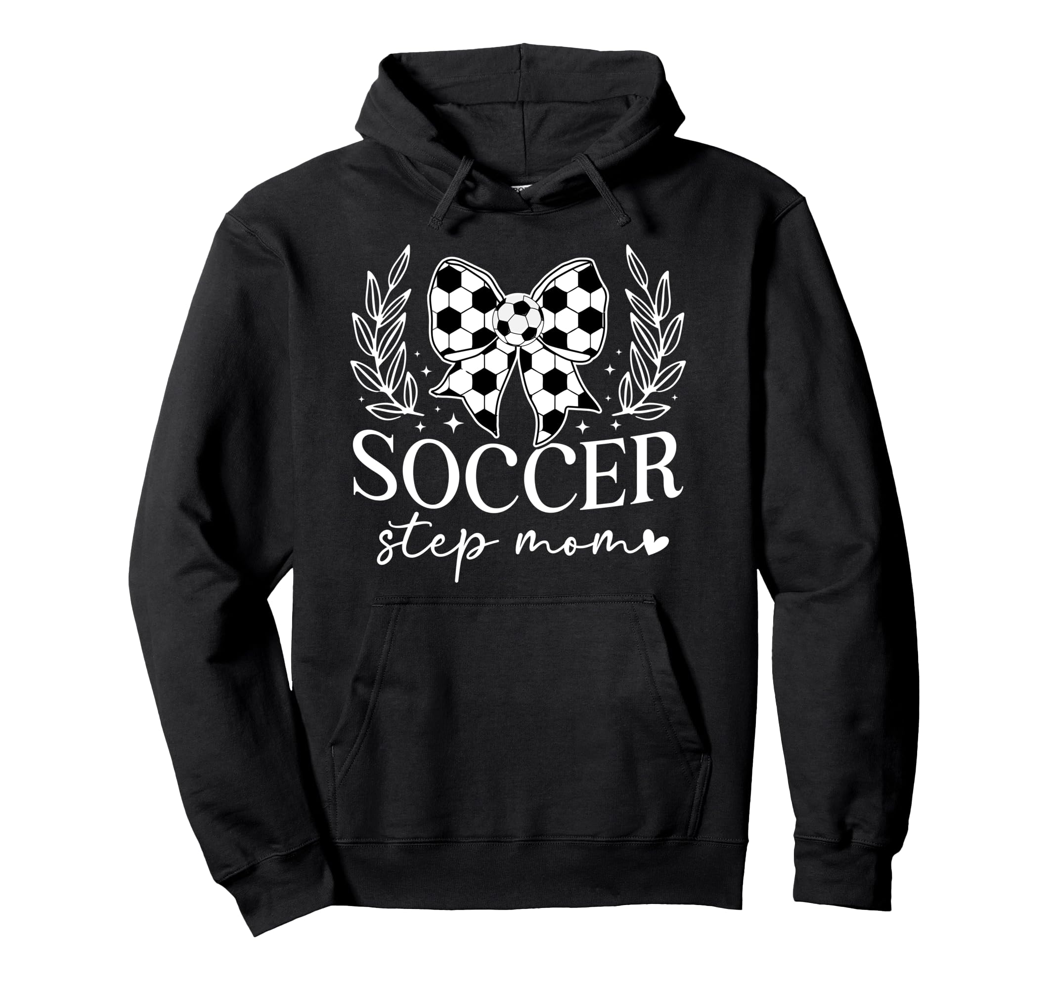 Soccer Step Mom Soccer Player Stepmother Hoodie - Aesthetic Graphic Unisex