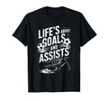 Soccer Player And Goal Keeper Life T-Shirt - Casual Everyday Wear Unisex