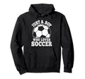 Just Who Loves Soccer Funny Soccer Player Hoodie - Graphic Print Men Women