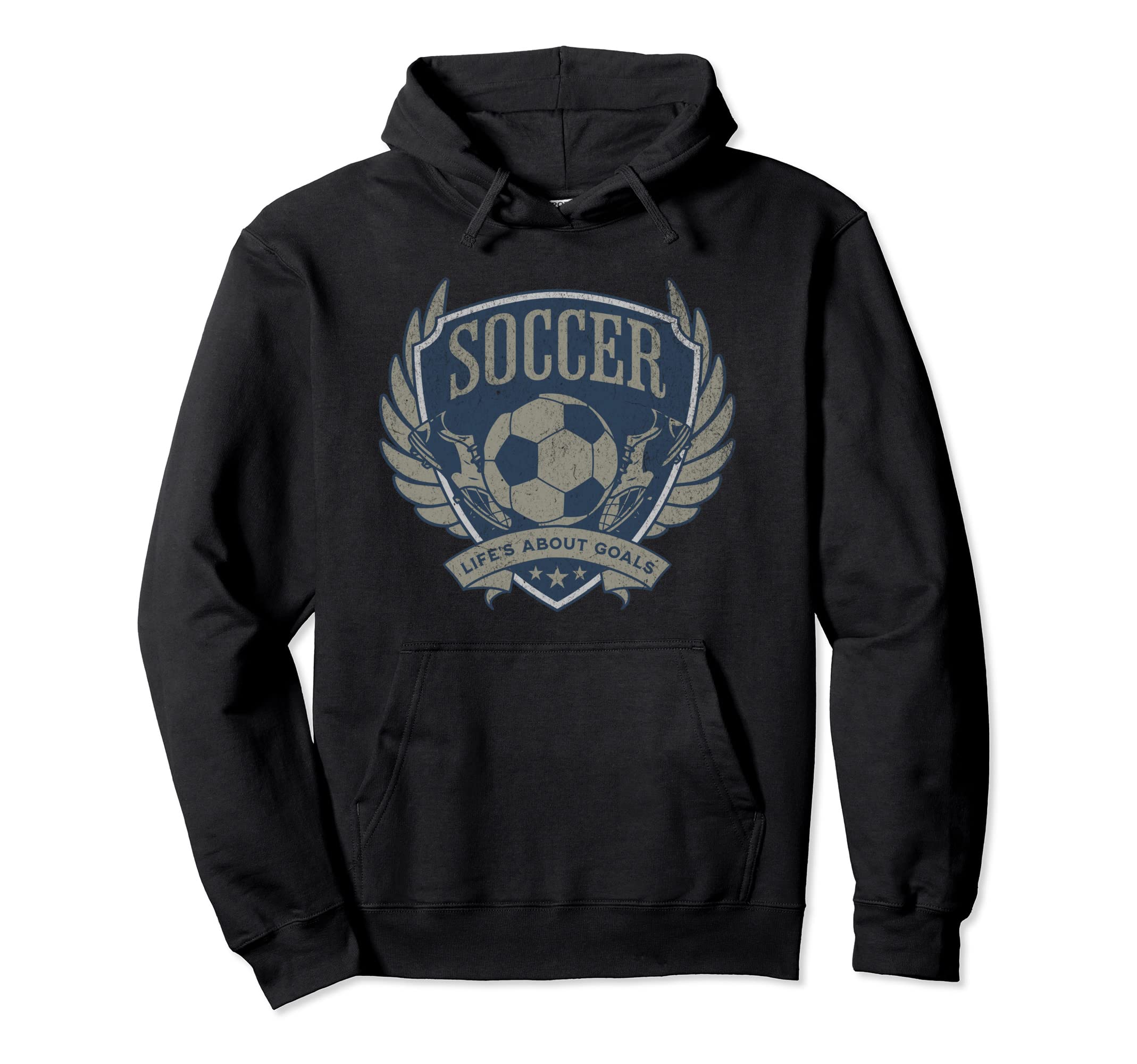 Blue Gray Distressed Lifes About Hoodie - Fun Novelty Design Men Women