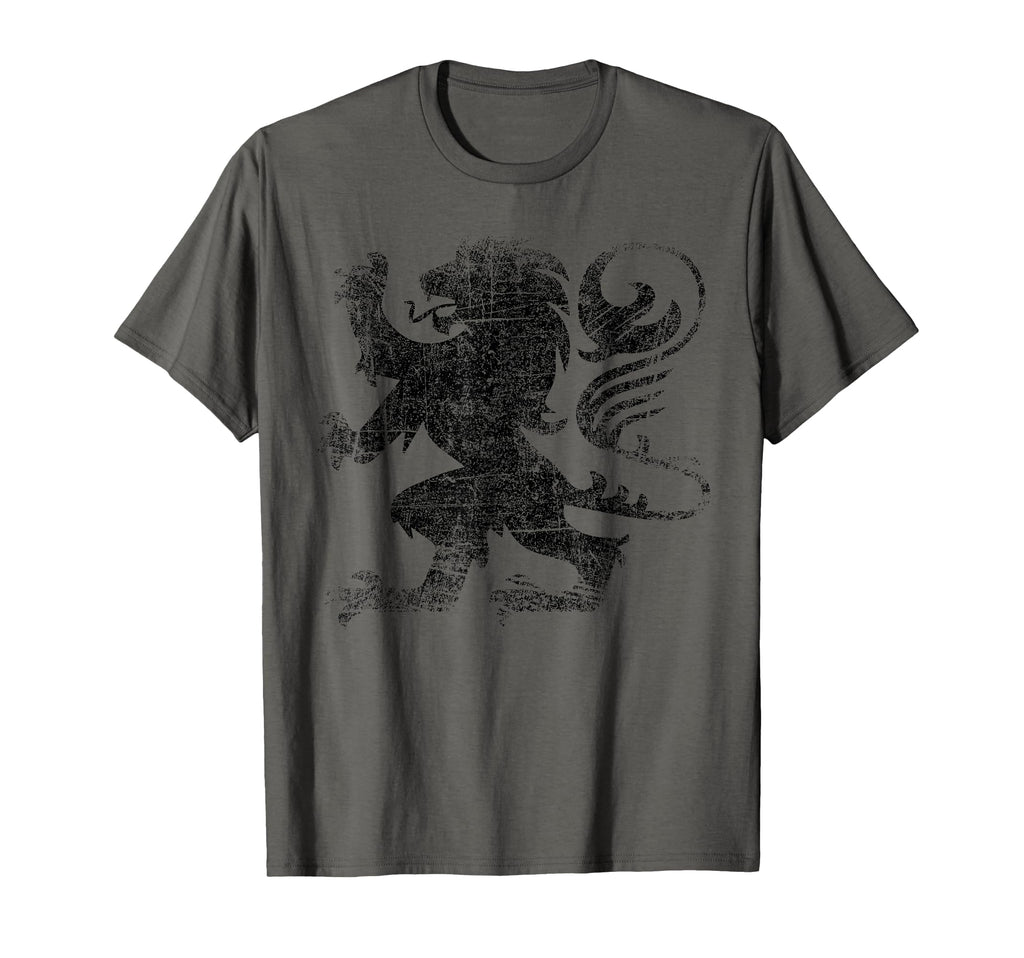 Scottish Flag Lion Rampant Heraldry T-Shirt - Casual Everyday Wear Unisex