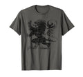 Scottish Flag Lion Rampant Heraldry T-Shirt - Casual Everyday Wear Unisex