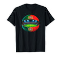 Portuguese Flag Soccer Stadium Inside T-Shirt - Minimalist Print Men Women