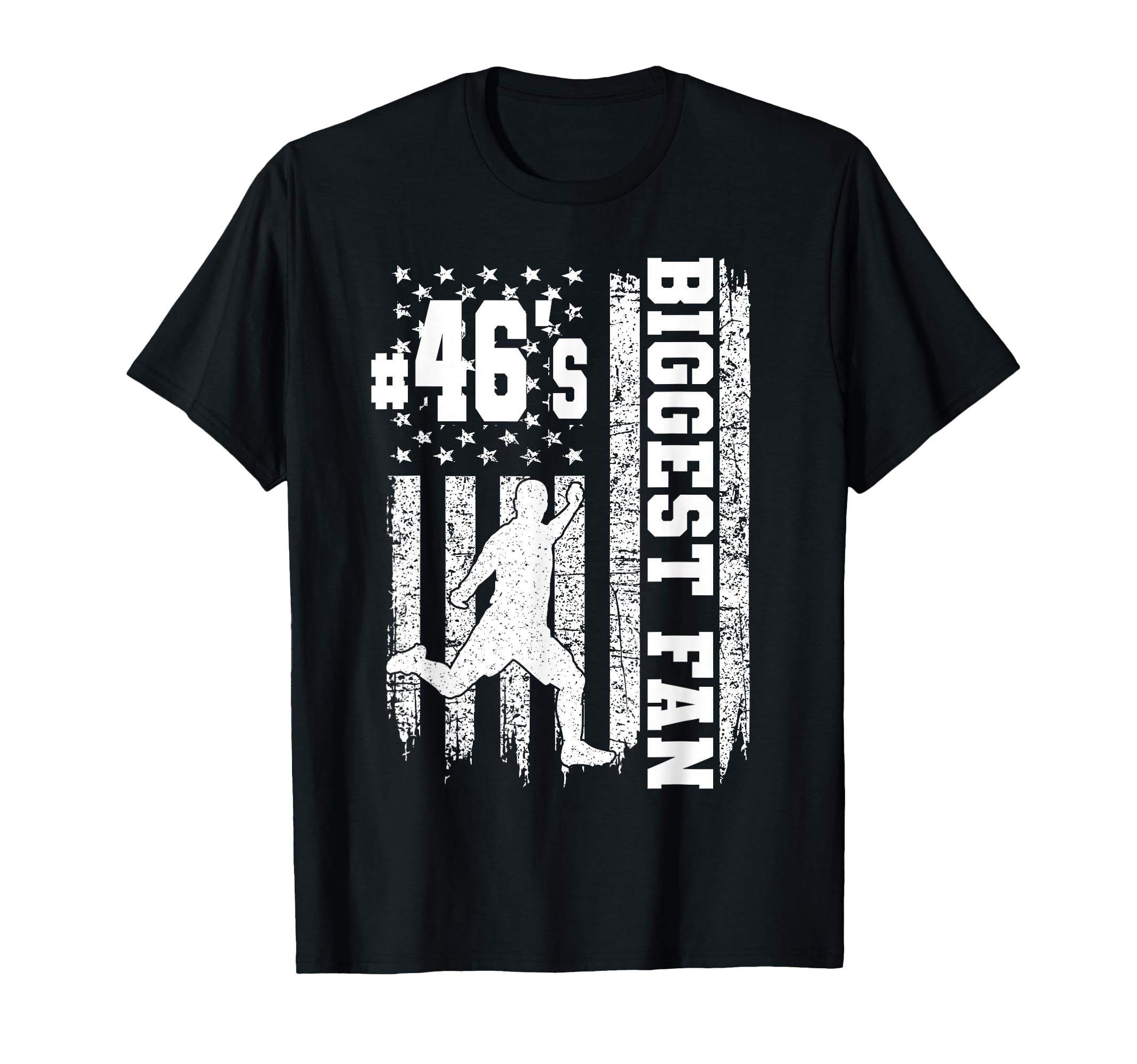 Soccer Biggest Fan Number 46 Proud T-Shirt - Novelty Apparel Unisex