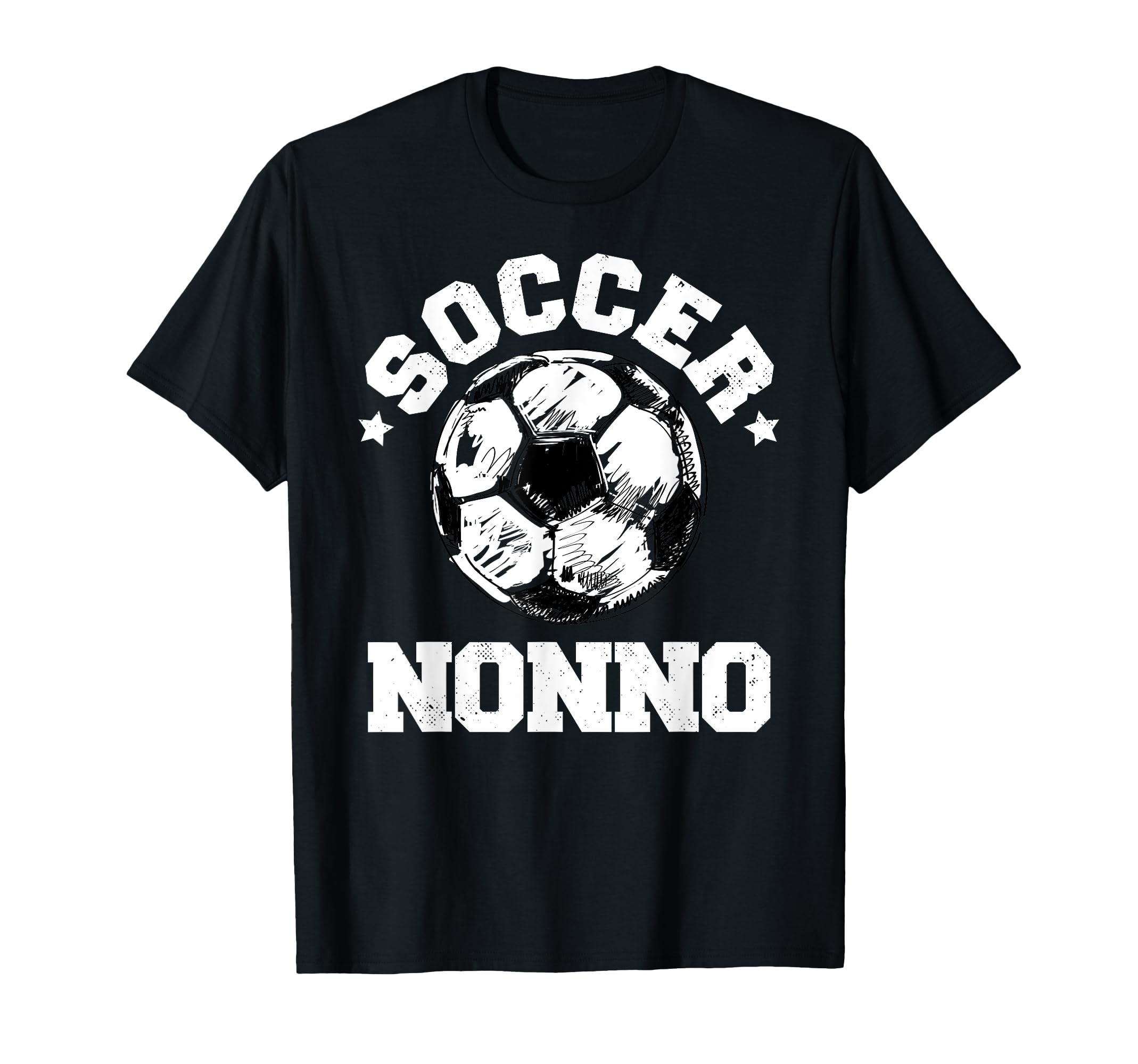 Soccer Nonno Soccer Ball T-Shirt - Casual Everyday Wear for Adults