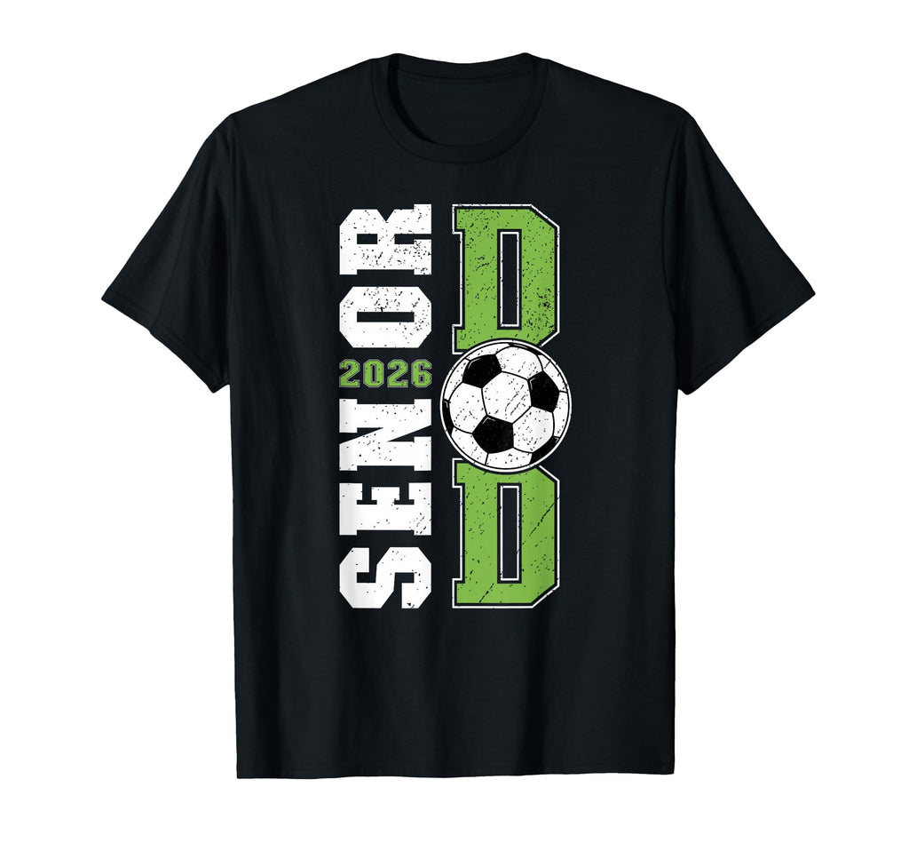 Soccer Senior Dad Senior Soccer T-Shirt - Casual Everyday Wear for Adults