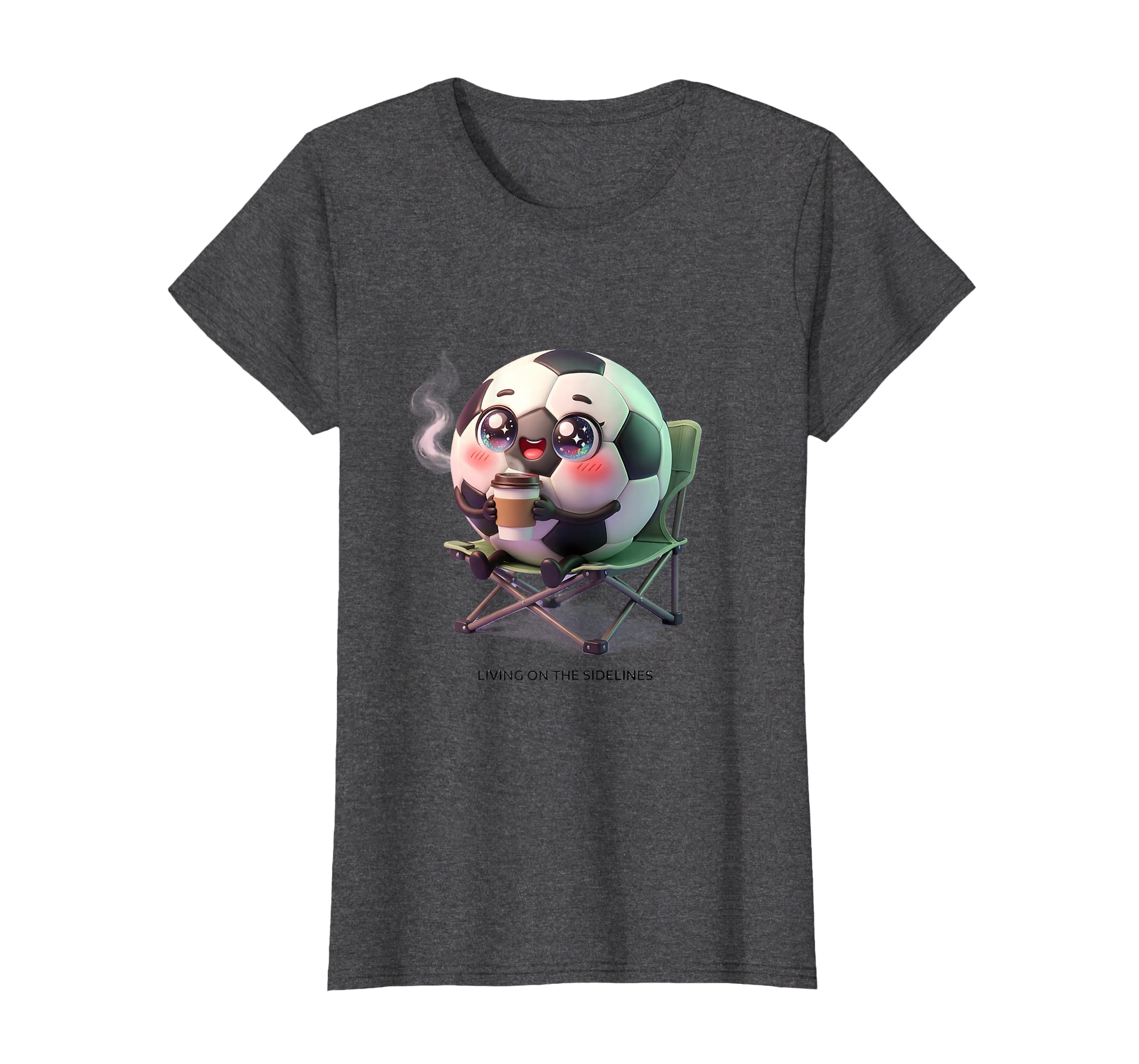 Living Sidelines Soccer Mom T-Shirt - Streetwear Style Men Women