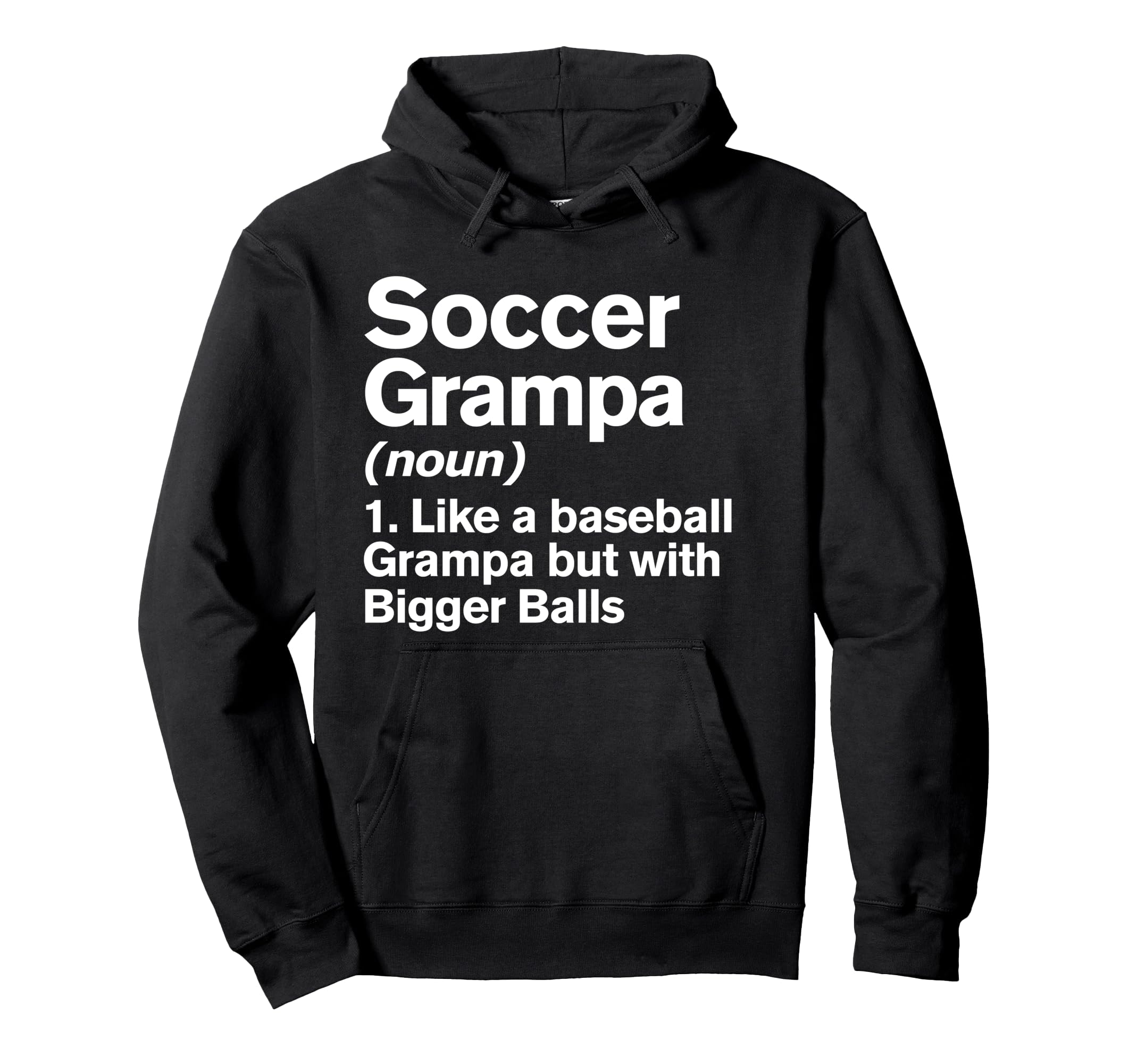 Soccer Grampa Definition Funny Hoodie - Aesthetic Graphic for Adults