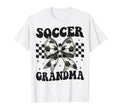 Soccer Grandma Funny Coquette Bow T-Shirt - Custom Art Print Men Women