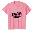 Bow Up Kick It Soccers Motivational T-Shirt - Novelty Apparel Men Women
