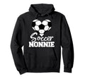 Soccer Nonnie Heart Funny Heartfelt Hoodie - Unique Graphic for Adults