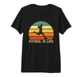 Futbol Is Life Soccer Player Costume Tri T-Shirt - Graphic Print Men Women