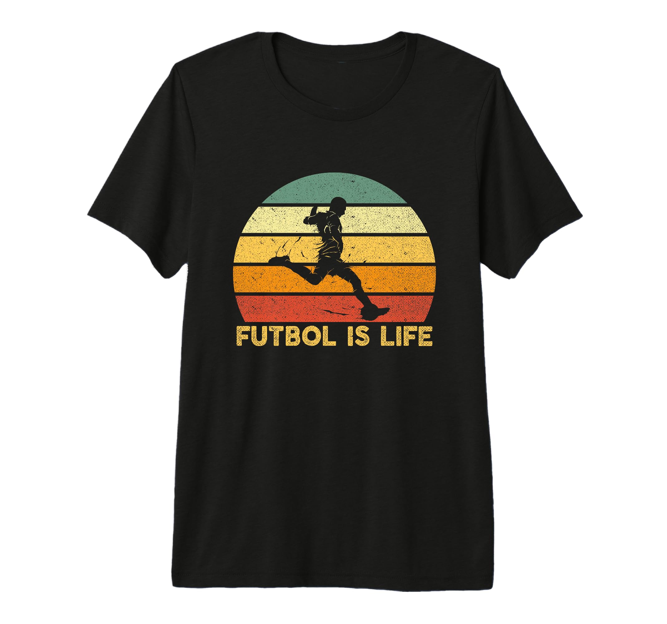 Futbol Is Life Soccer Player Costume Tri T-Shirt - Graphic Print Men Women