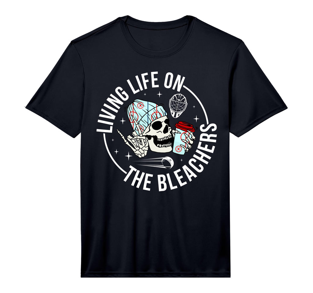 Mens Bleachers Hockey Keeper Mom Hockey T-Shirt - Trendy Graphic Men Women