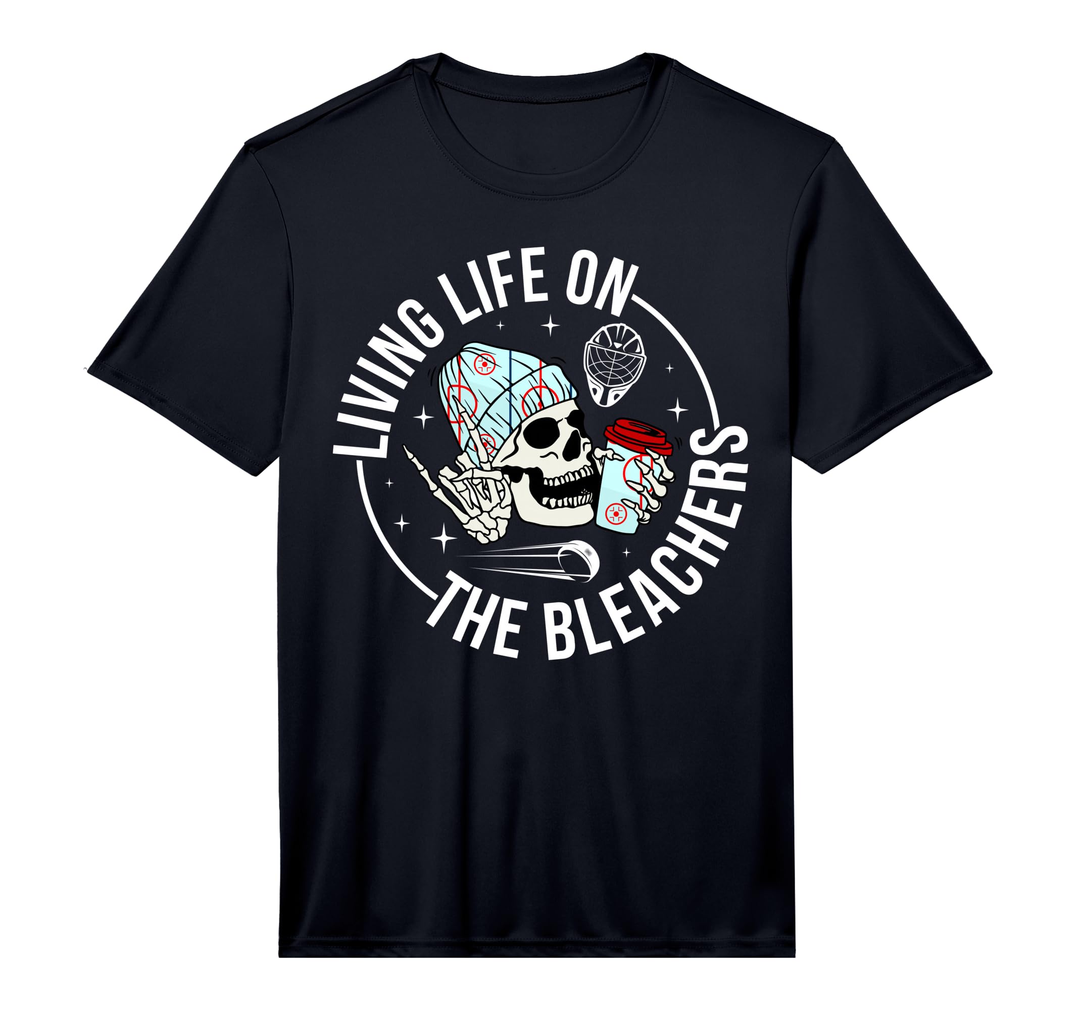 Mens Bleachers Hockey Keeper Mom Hockey T-Shirt - Trendy Graphic Men Women