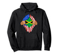 Jamaican Blood Inside Me Jamaica Flag Gift Hoodie - Unique Graphic Unisex