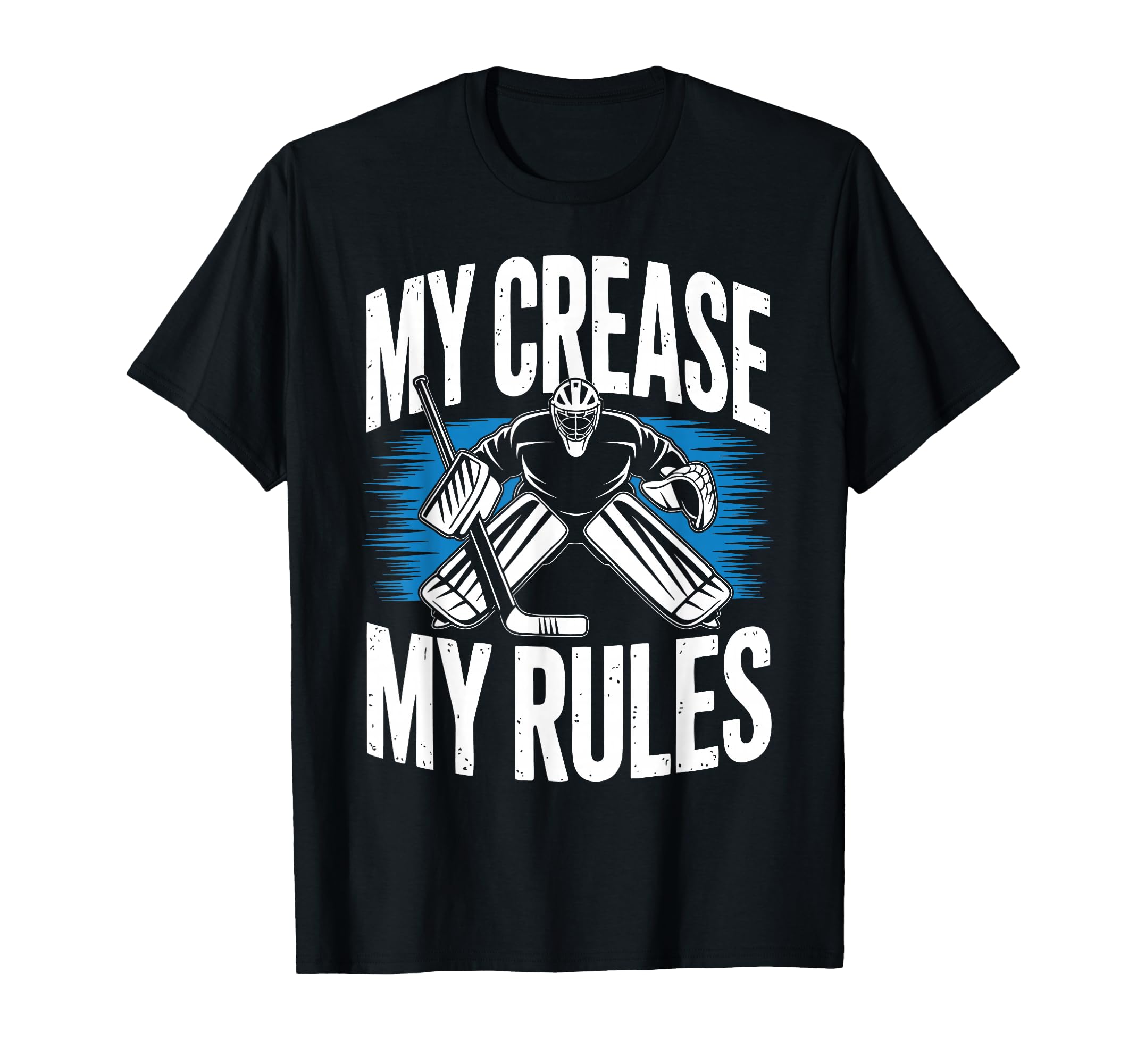 Ice Hockey Goalkeeper Crease Goalie T-Shirt - Aesthetic Graphic Unisex