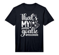 Mens My Goalie Soccer Goalkeeper T-Shirt - Aesthetic Graphic for Adults