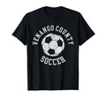Venango County Soccer Distressed 90S T-Shirt - Graphic Print for Adults