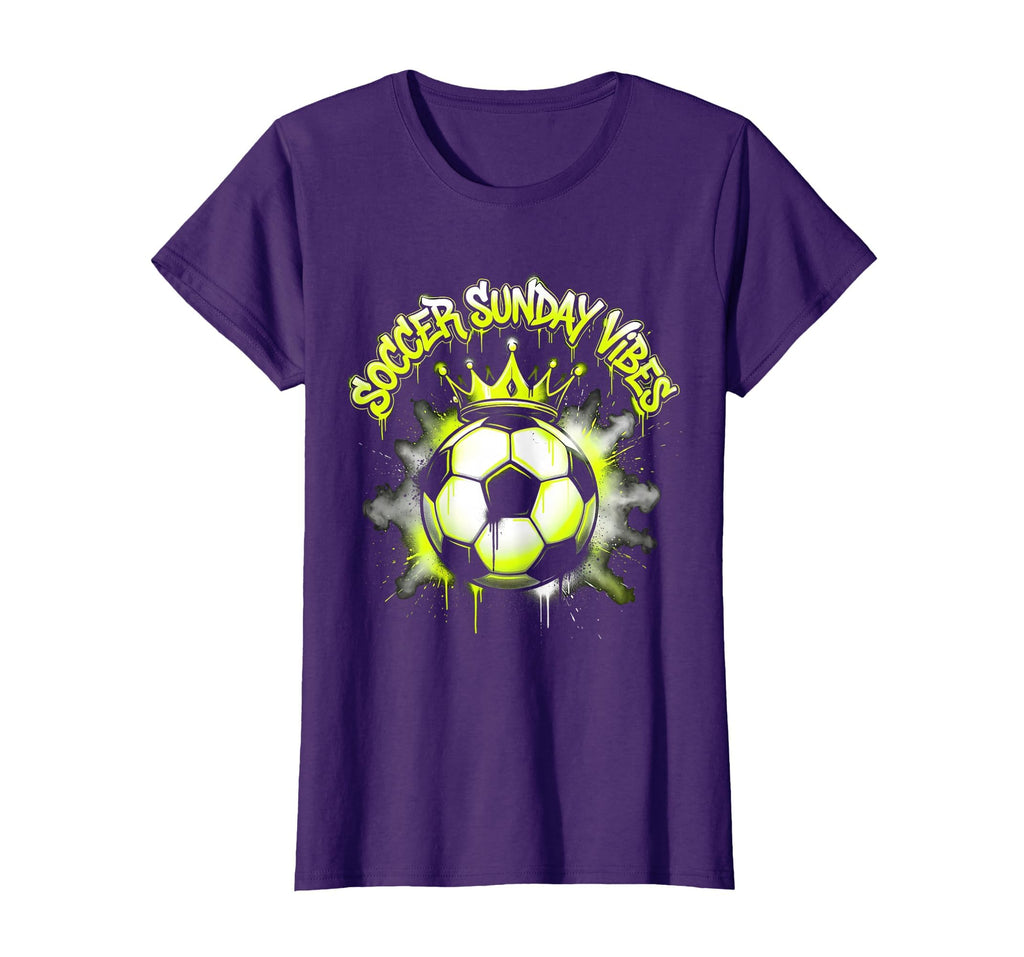 Soccer Sunday Vibes T-Shirt - Aesthetic Graphic Unisex