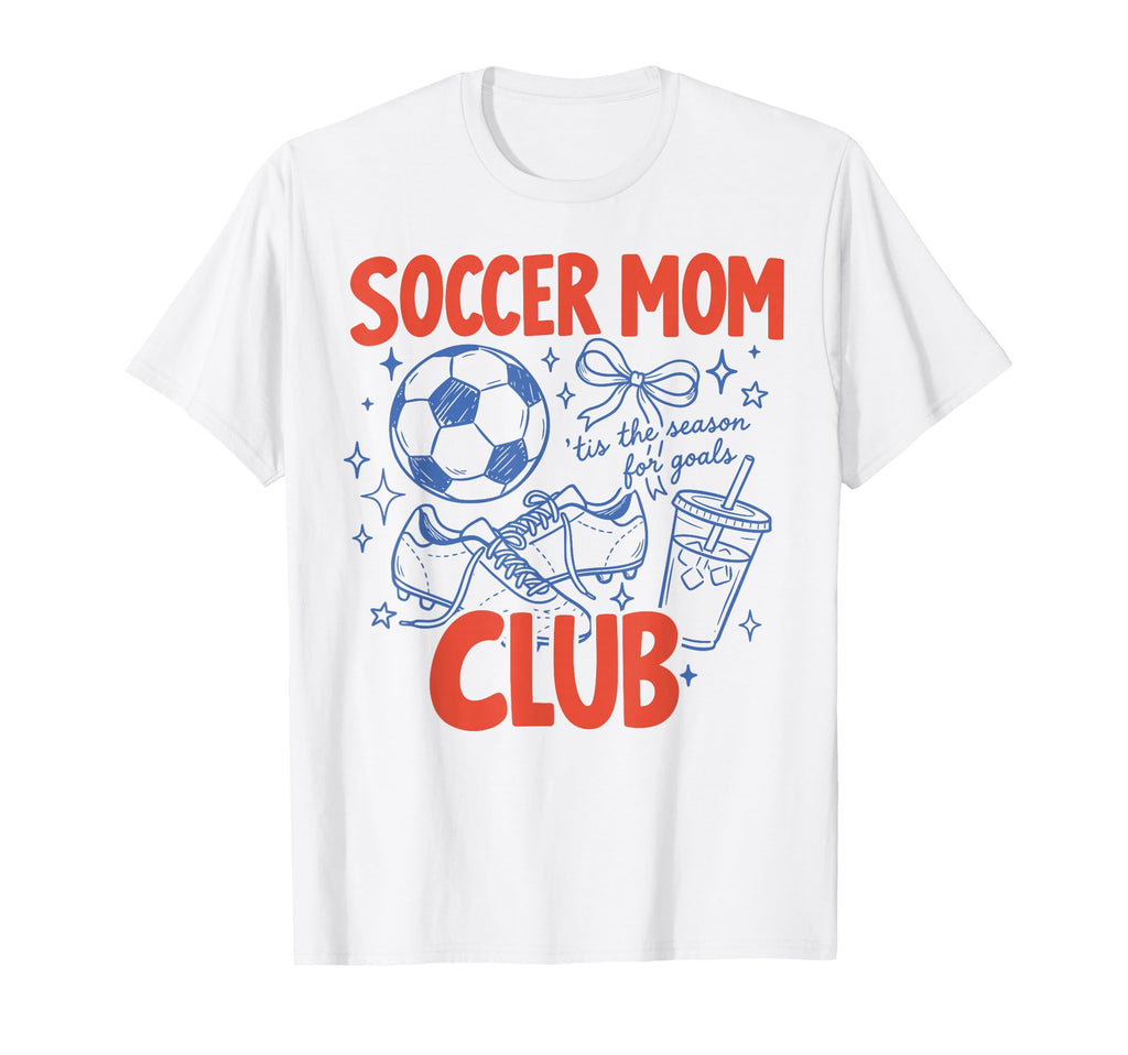 Sport Mom Coquette Bow Iced Coffee T-Shirt - Fun Novelty Design Unisex