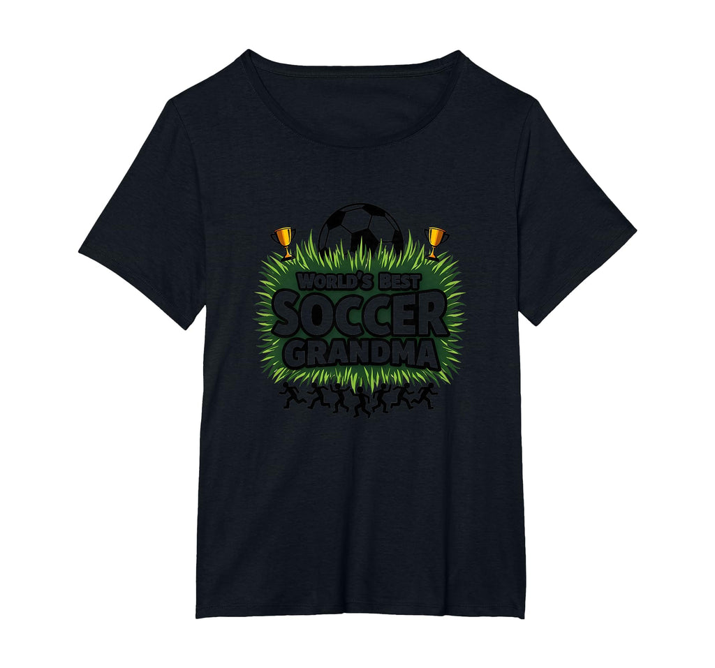 Worlds Best Soccer Grandma Champion Womens T-Shirt - Unique Graphic Unisex