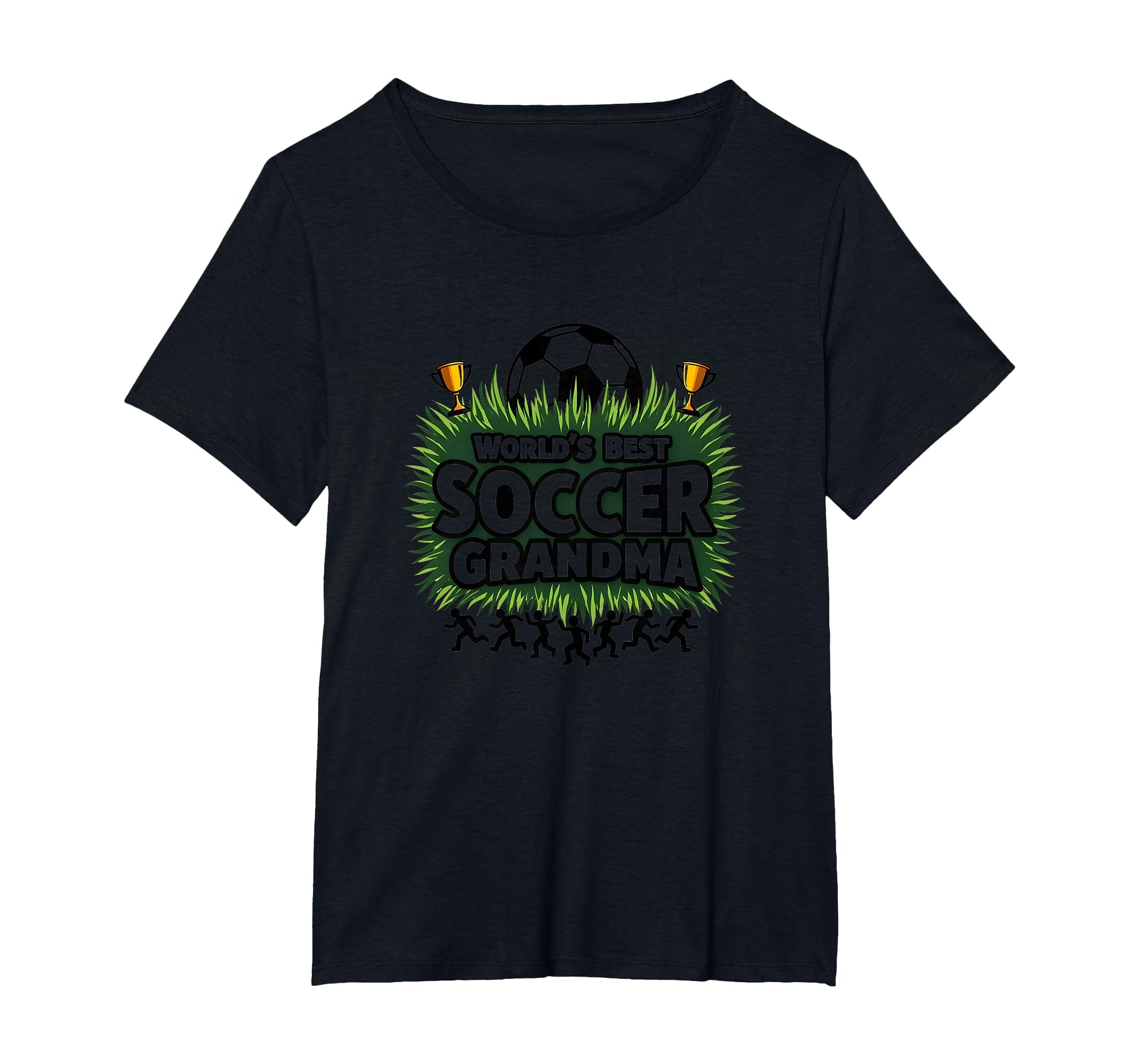 Worlds Best Soccer Grandma Champion T-Shirt - Aesthetic Graphic for Adults