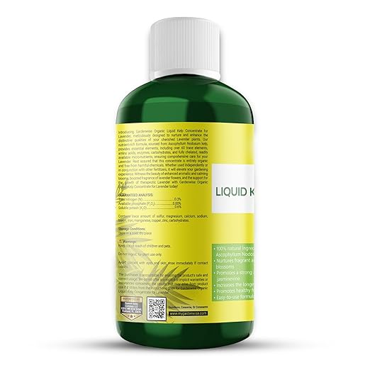 Organic Seaweed Fertilizer for Lavender - Rich Nutrients Kelp Fertilizer for Plants | Indoor & Outdoor Use - Liquid Plant Food (16 OZ)