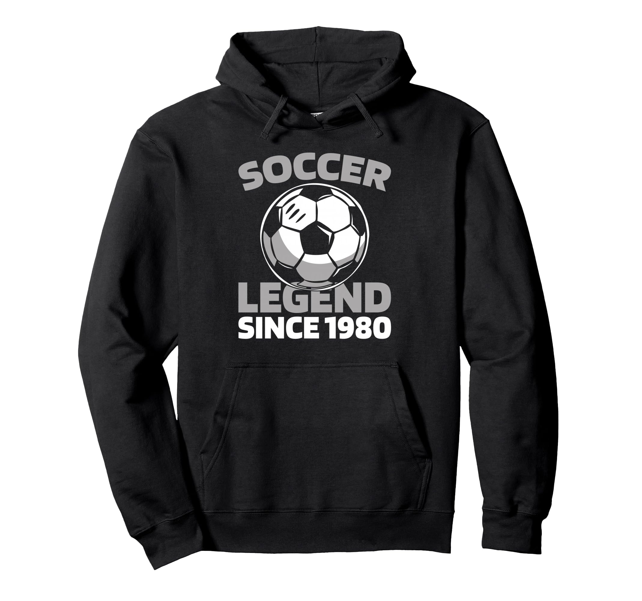 Born 1980 Soccer Sports Player Team Hoodie - Streetwear Style Men Women