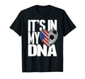 Its My Dna Fingerprints Soccer T-Shirt - Aesthetic Graphic Unisex