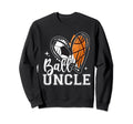 Ball Uncle Soccer Basketball Heart Sweatshirt - Novelty Apparel Men Women