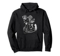 Golden Retriever Motorbike Love Hoodie - Fun Novelty Design Men Women