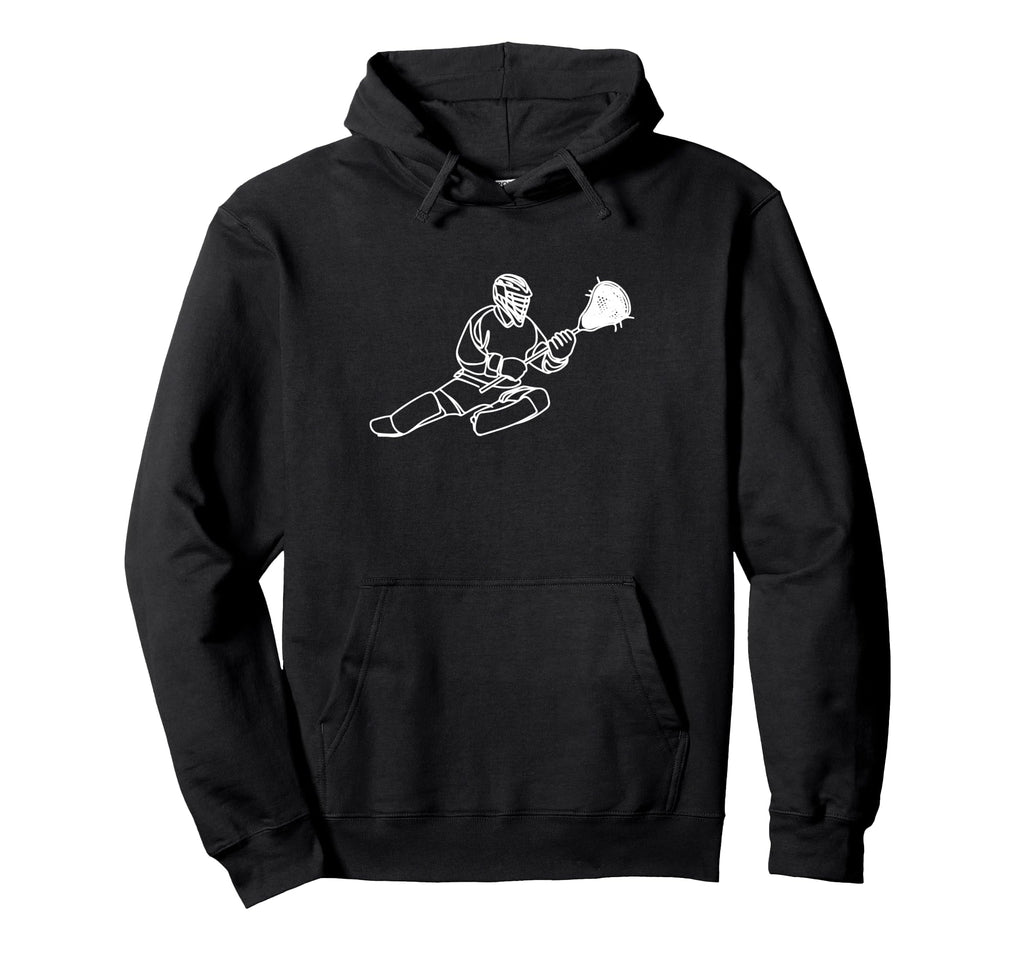 Lacrosse Goalkeeper Team Sport Hoodie - Casual Everyday Wear Men Women