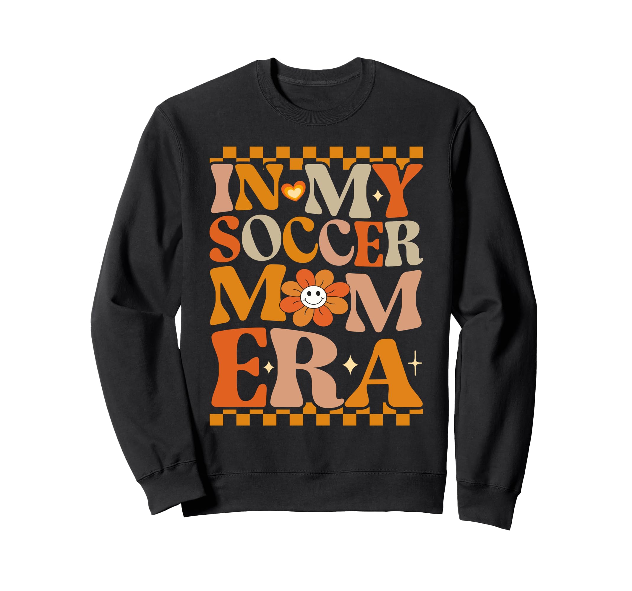 My Soccer Mom Era Groovy Hippie Sweatshirt - Minimalist Print Men Women