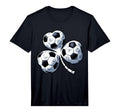 Soccer St Patricks Day Shamrock Green T-Shirt - Unique Graphic Men Women