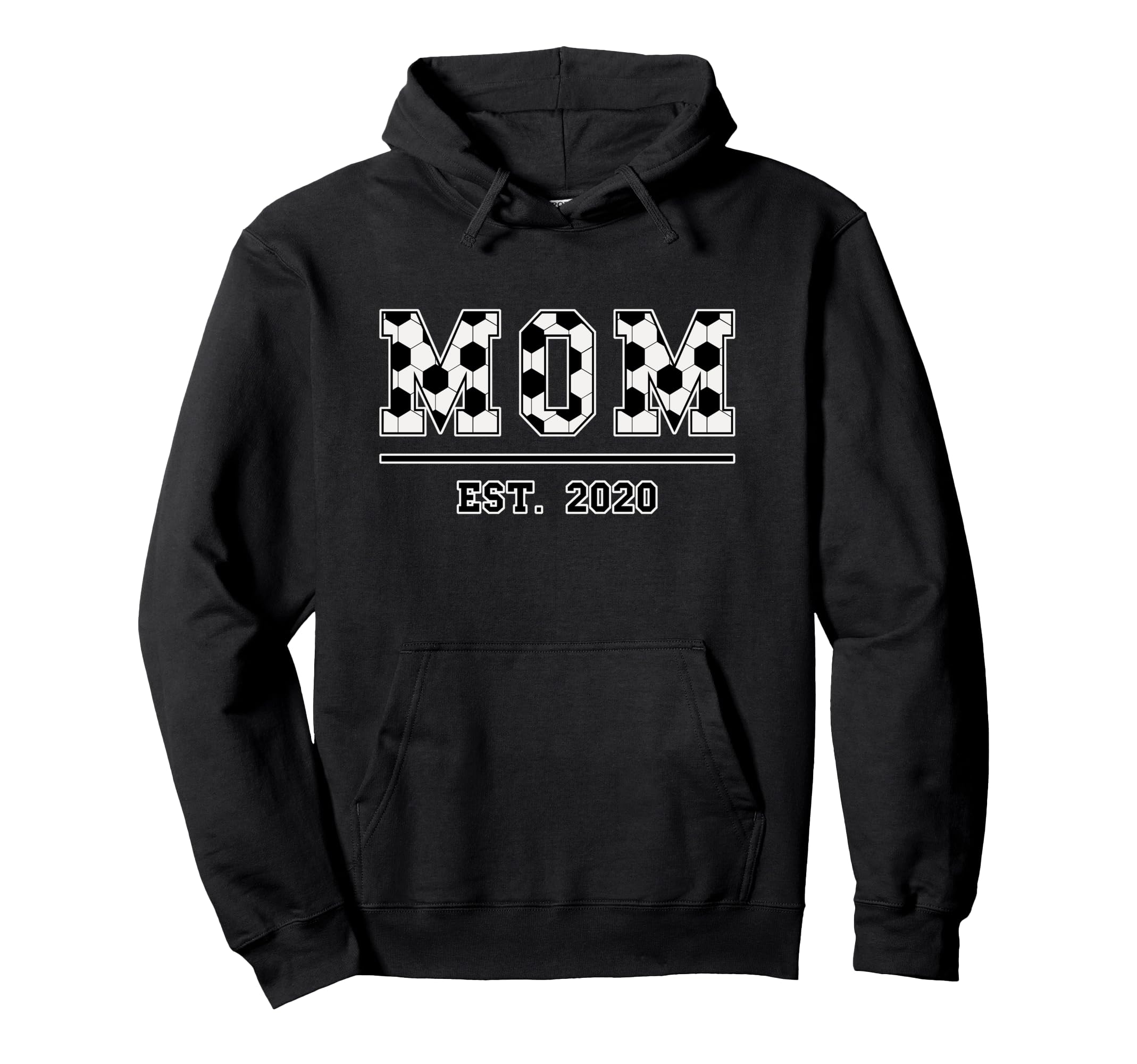 Mom Est 2020 Funny Sports Year Hoodie - Trendy Graphic Men Women