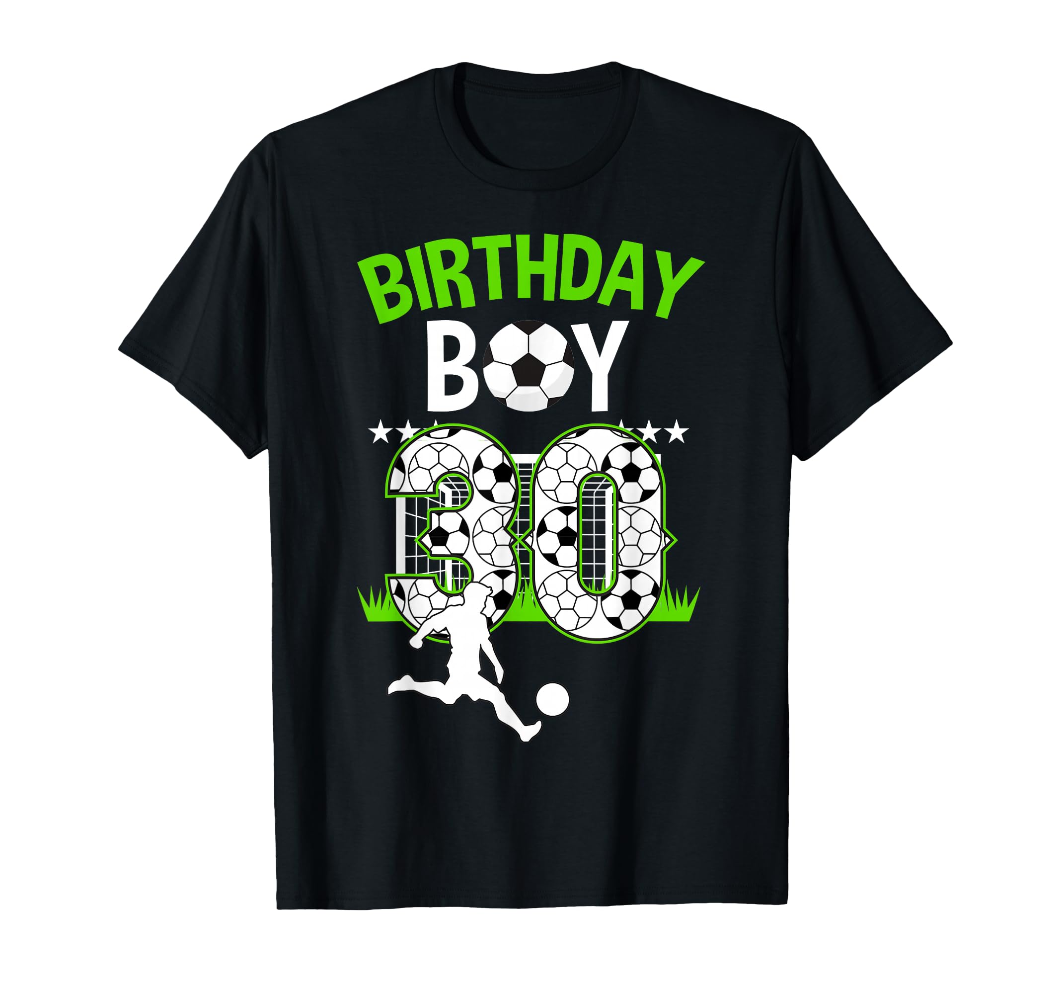 Birthday Soccer 30 Year Old Who Loves T-Shirt - Custom Art Print Unisex