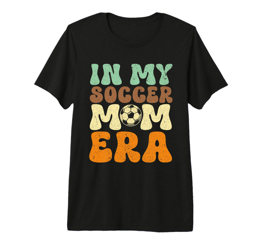 My Soccer Mom Era Groovy Football T-Shirt - Streetwear Style Men Women