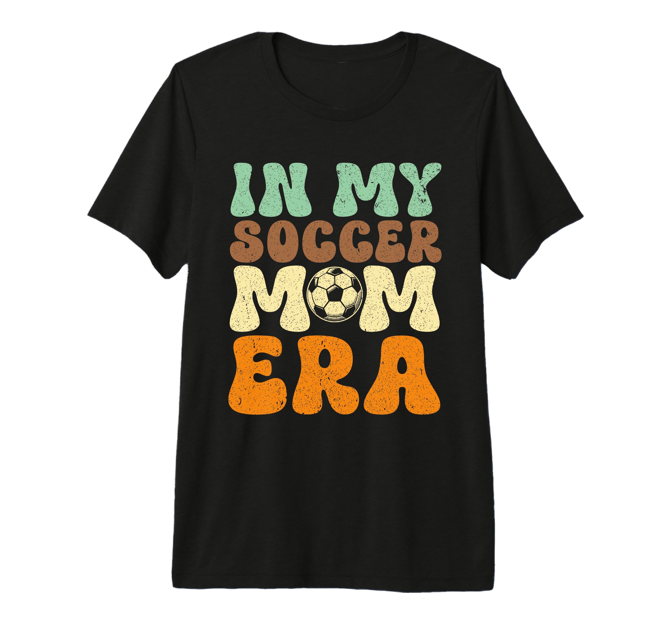 My Soccer Mom Era Groovy Football T-Shirt - Streetwear Style Men Women