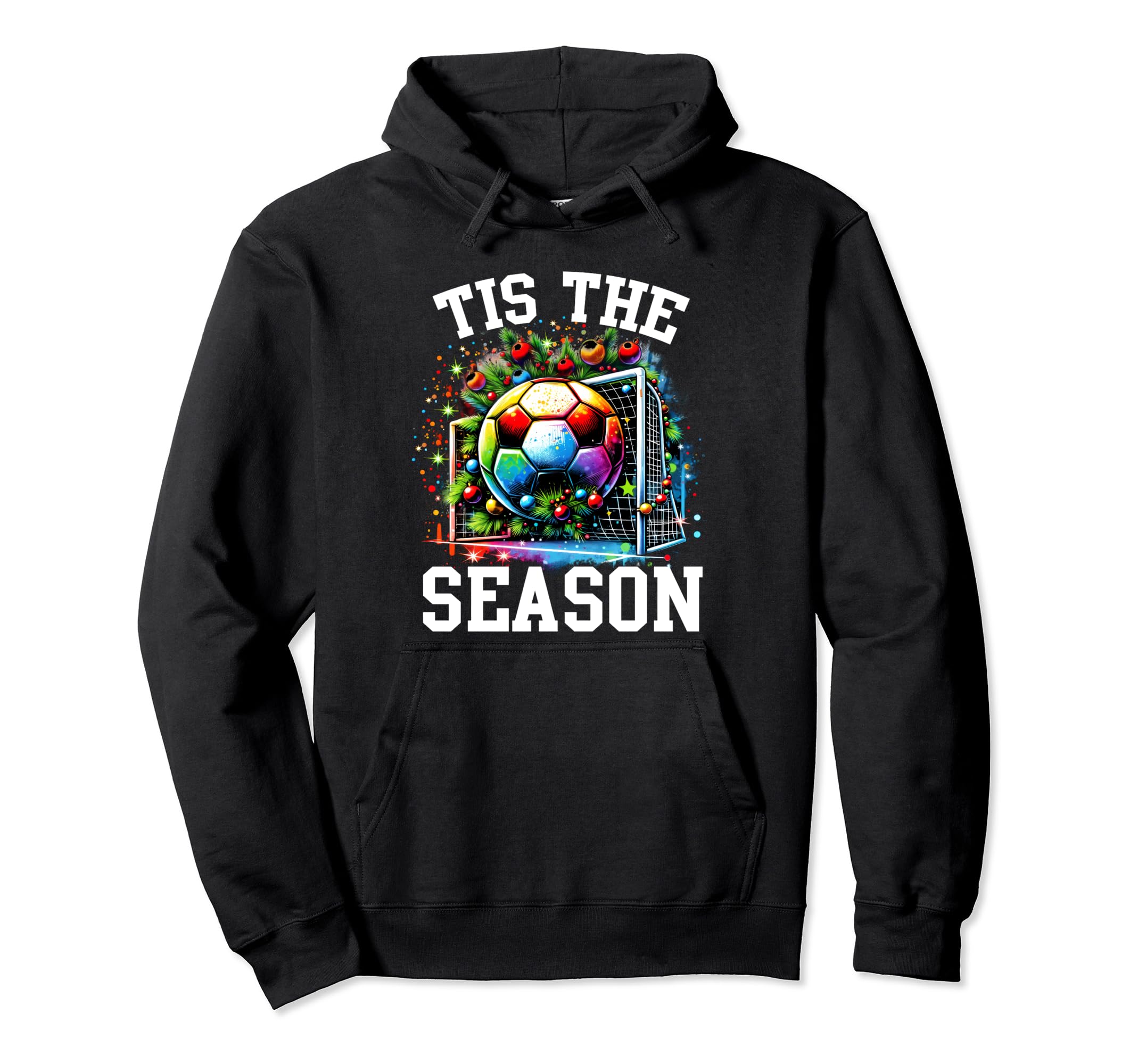 Tis Season Soccer Player Hoodie - Streetwear Style for Adults