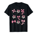 Soccer Ball Coquette Bow Game Day T-Shirt - Minimalist Print Men Women