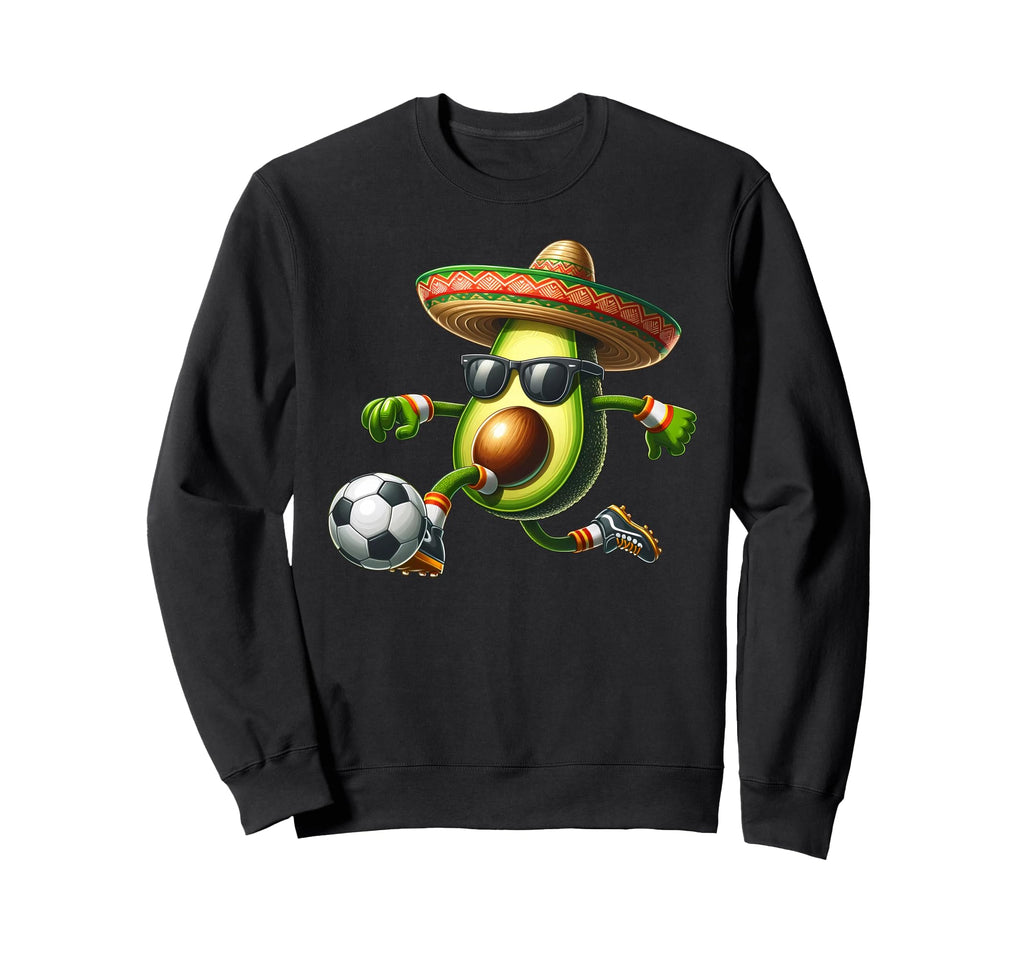 Soccer Lovers Cinco De Mayo Sweatshirt - Minimalist Print for Adults
