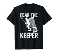 Fear Lacrosse Keeper Lacrosse T-Shirt - Minimalist Print Men Women