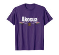 Ghana Flag Gift Ghanaian Name Akosua T-Shirt - Aesthetic Graphic Unisex
