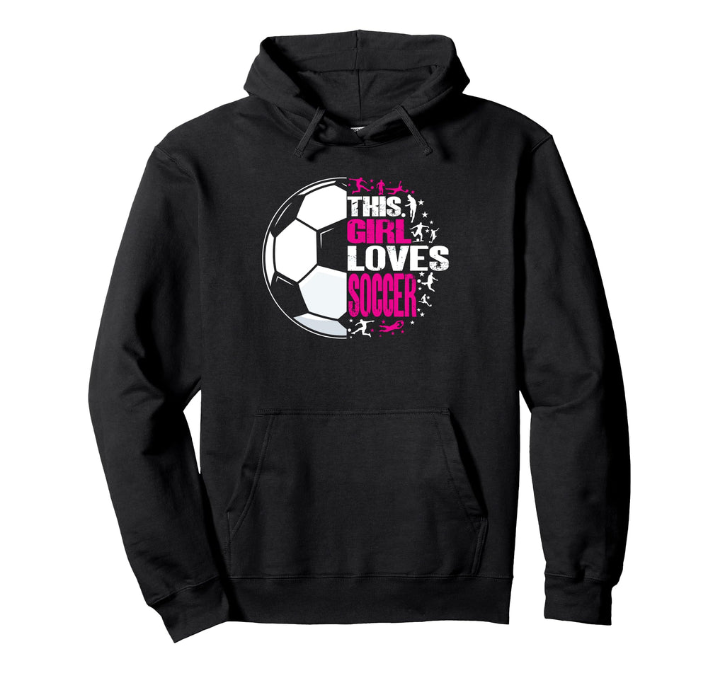 Funny Sport This Loves Soccer Hoodie - Trendy Graphic for Adults