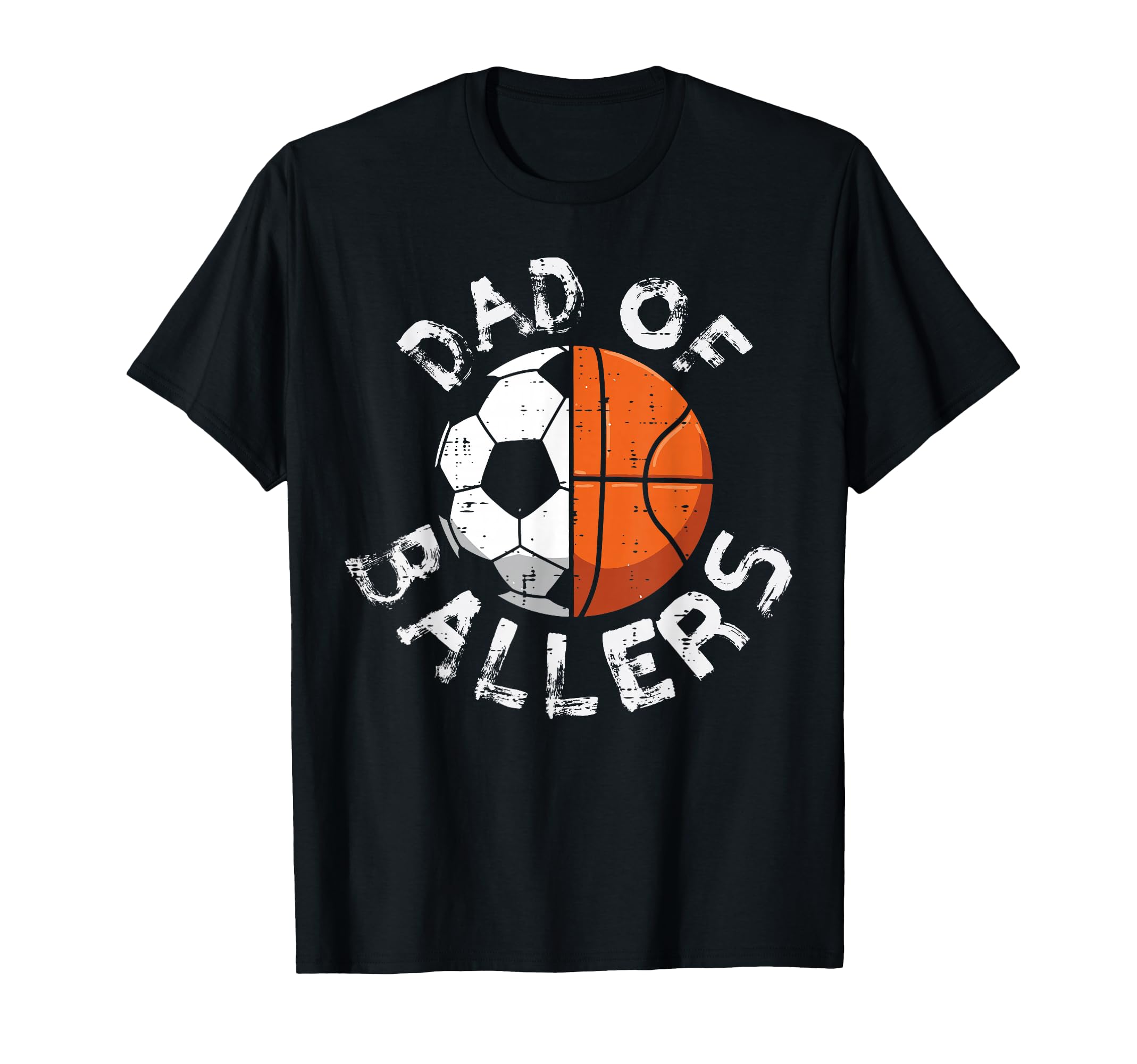 Fathers Day Dad Ballers Basketball T-Shirt - Fun Novelty Design Men Women