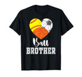 Ball Brother Heart Softball Soccer T-Shirt - Aesthetic Graphic Men Women