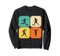 Distressed Soccer Player Sweatshirt - Fun Novelty Design for Adults