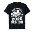 Proud Grandma 2026 Senior Soccer T-Shirt - Casual Everyday Wear for Adults