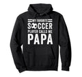 My Favorite Soccer Player Calls Me Hoodie - Minimalist Print Men Women